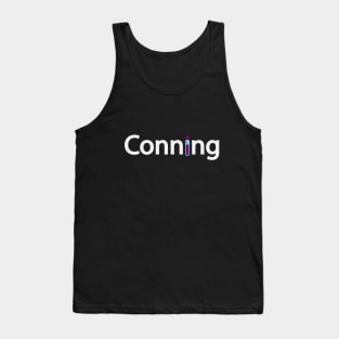 Conning being conning text design Tank Top